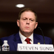 Former US Capitol Police Chief Steven Sund testifies in a Senate Homeland Security and Governmental Affairs and Senate Rules and Administration committees joint hearing on Capitol Hill, Washington, DC, February 23, 2021, to examine the January 6th attack on the Capitol.